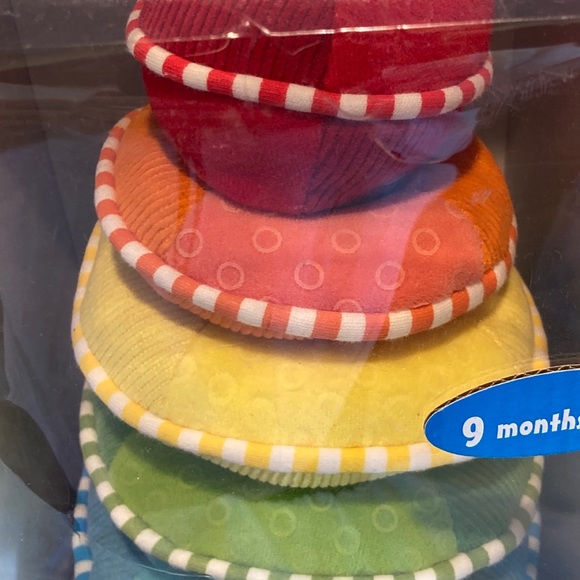NEW Melissa & Doug First Play Plush Rainbow Stacker Machine Wash, Squeak, Rattle - Picture 2 of 6